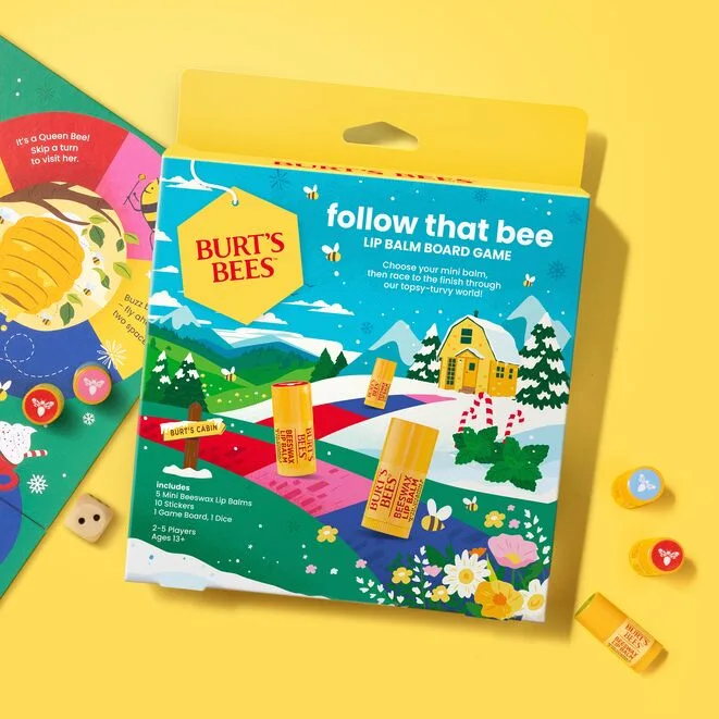 Follow That Bee Lip Balm Board Game