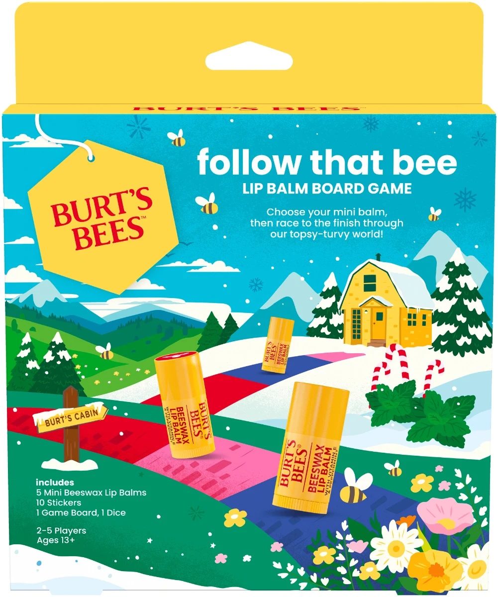 Follow That Bee Lip Balm Board Game