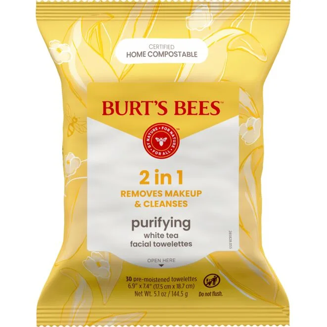 Facial Cleansing Towelettes with White Tea Extract