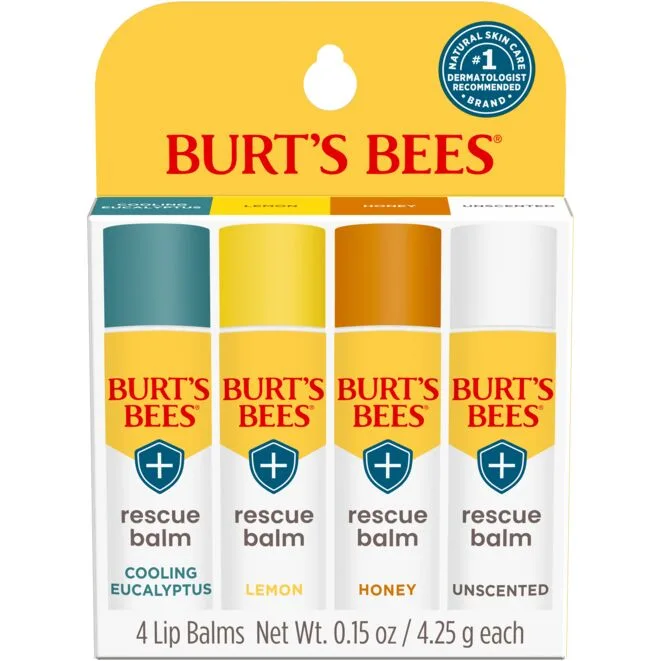 31-burt-s-bees-lip-balm-rescue-4-pack-5.webp Burt's Bees Lip Balm Rescue 4 Pack