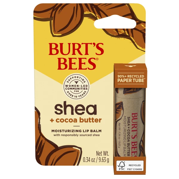 Shea + Cocoa Butter Moisturizing Lip Balm